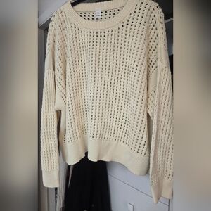 Cream Knit Sweater